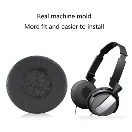 2-Pack Earpads For Sony Mdr-Nc7 / Nc5 Headset - Black Sponge Cushion