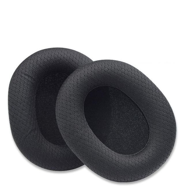 Black Mesh Earpads For Razer Blackshark V2 Usb Sound / Pro Headset - 1 Pair