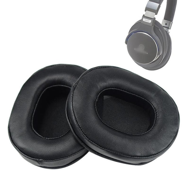 2-Pack Sheepskin Earmuffs For Audio-Technica Ath-M50 / M40 / M50X / Msr7 - Black