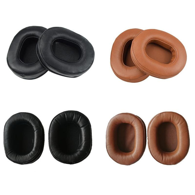 2-Pack Sheepskin Earmuffs For Audio-Technica Ath-M50 / M40 / M50X / Msr7 - Black