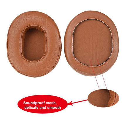 Pair Of Sheepskin-Khaki Audio-Technica Earmuffs For Ath-M50 / M40 / M50X / Msr7