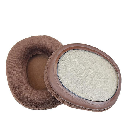 Headset Earmuffs For Audio-Technica Ath-M50X / M30X / M40X / M20X - Brown Fluff 1 Pair