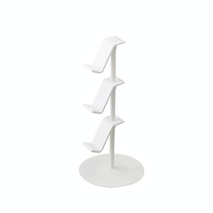 3-Tier Desktop Gamepad And Headphone Storage Rack - White