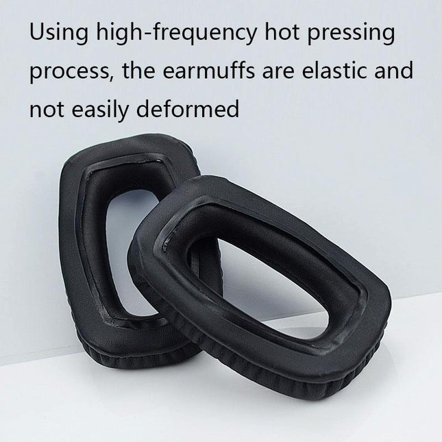 Black Sponge Earpads For Beyerdynamic Dt100 / Dt102 / Dt108 / Dt109 - 1 Pair