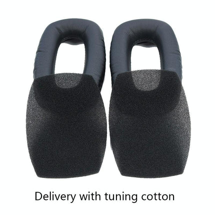 Black Sponge Earpads For Beyerdynamic Dt100 / Dt102 / Dt108 / Dt109 - 1 Pair