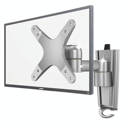 Quick Release Wall Mount For Computer Monitor - Silver Gray