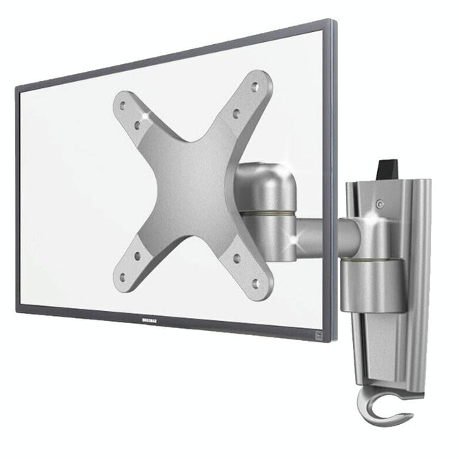 Quick Release Wall Mount For Computer Monitor - Silver Gray