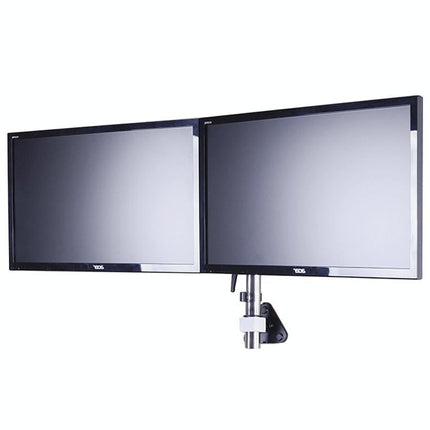 Wall-Mounted Dual Screen Computer Bracket For Splicing