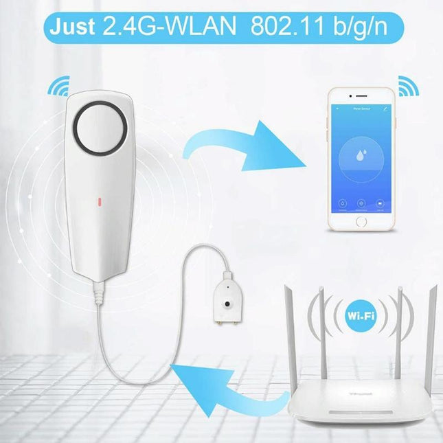 Smart Water Leak Alarm - Remote Control