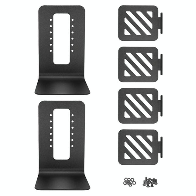 Double Layer Portable All-Aluminum Laptop Stand With Cooling Speaker