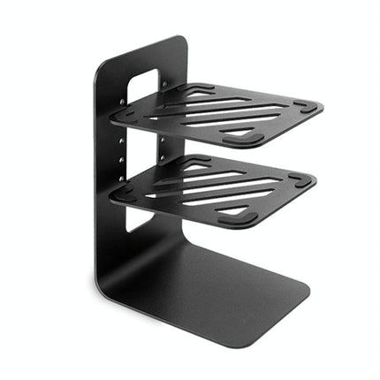 Double Layer Portable All-Aluminum Laptop Stand With Cooling Speaker
