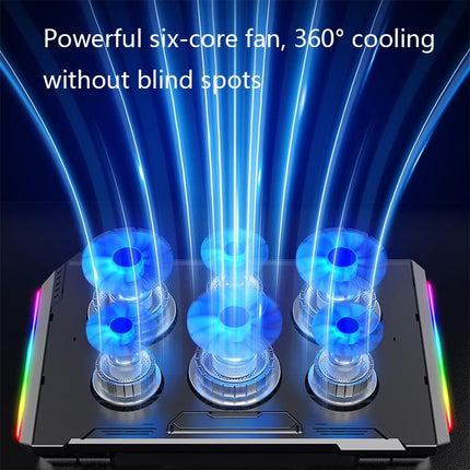 Light-Up Laptop Cooler - Rgb Effect