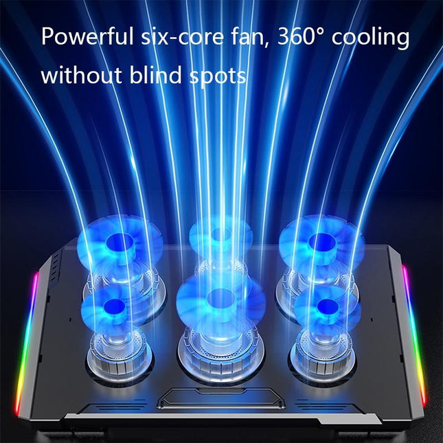 Light-Up Laptop Cooler - Rgb Effect