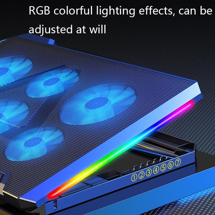 Light-Up Laptop Cooler - Rgb Effect