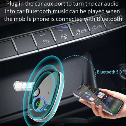 Wireless Car Bluetooth Music Receiver - Black