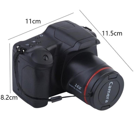 16X Zoom Hd Slr Camera In Black