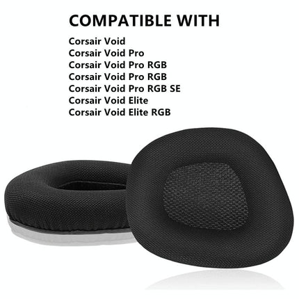 Pair Of Earpads For Corsair Void Pro Elite - Headband Replacement