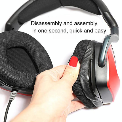 Pair Of Black Grid Earpads For Corsair Void Pro Elite