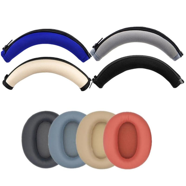 2-Pack Headset Earmuff Covers For Edifier W820Nb - Champagne Headband