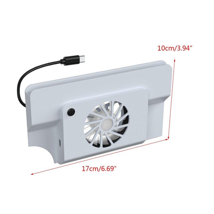 Oled Cooling Fan With Storage Slot For Switch - Compact Design