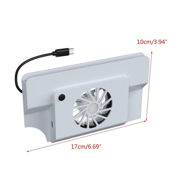 Oled Cooling Fan With Storage Slot For Switch - Compact Design
