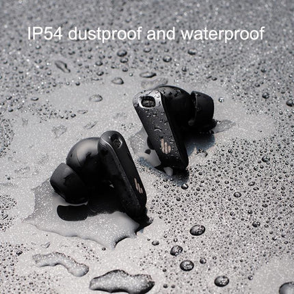 Shadow Black Wireless Bluetooth Earphones - Waterproof And Dustproof