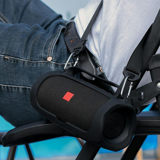 Portable Silicone Case For Jbl Charge3 Speaker - No Shoulder Straps