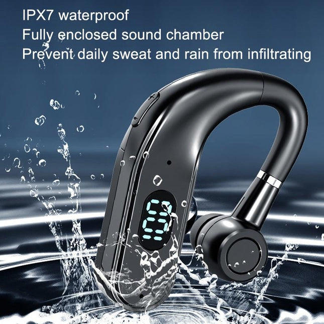 X5 Standard Bluetooth Hanging Ear Sports Headset With Digital Display