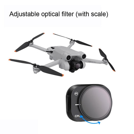 Adjustable Aluminum Alloy Filter Set For Dji Mini 3 / Pro 4