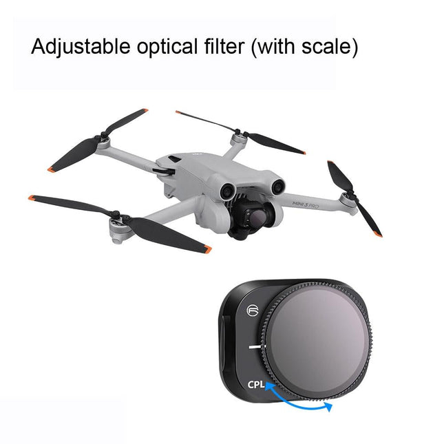 Adjustable Aluminum Alloy Filter Set For Dji Mini 3 / Pro 4