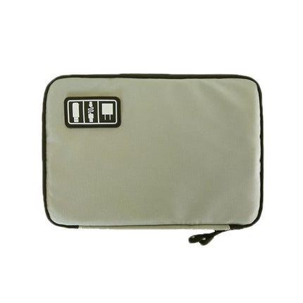 Portable Multifunctional U Disk Storage Bag For Mobile Phone Accessories - Grey
