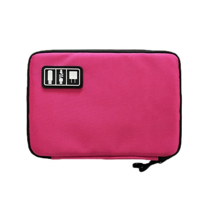 Portable Multifunctional U Disk Storage Bag For Mobile Phone Accessories - Red
