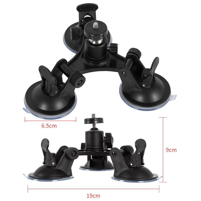 Universal Car Suction Cup Mount For Video Shooting And Phone Clip