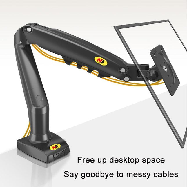 Adjustable Tv Monitor Bracket - Black 17-30 Inches