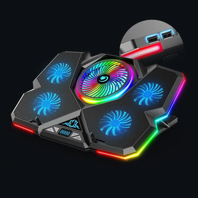 Usb Fan Cooler For Laptops - Touch Symphony Blue 5 Ports