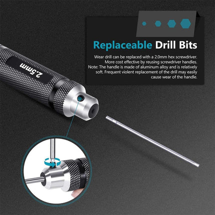 Drone Repair & Disassembly Tool - Inner Hex T6 / T9 Screwdriver