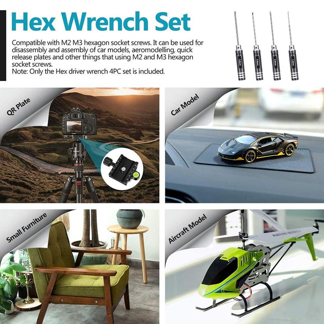 Drone Repair & Disassembly Tool - Inner Hex T6 / T9 Screwdriver