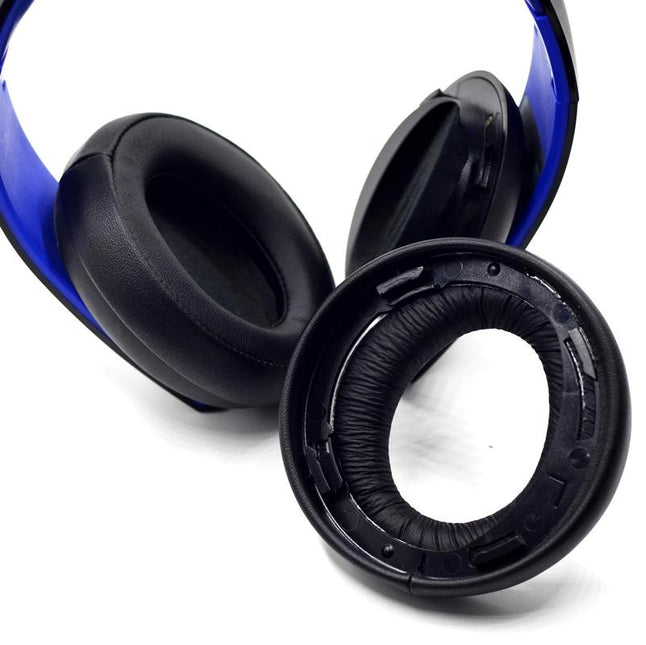 2-Pack Headphone Sponge Covers For Sony Ps3 / Ps4 7.1 Gold - Black