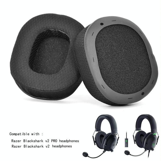 2-Pack Ear Pads For Razer Blackshark V2 / V2 Pro - Ice Sense Sponge Cover
