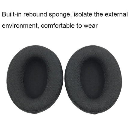 2-Pack Foam Headphone Earmuffs For Kingston Hyperx Cloud Mix / Flight S / Alpha - Black