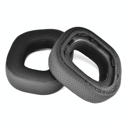 Pair Of Plush Earmuffs For Corsair Hs80 Rgb Headphones - Leather & Velvet