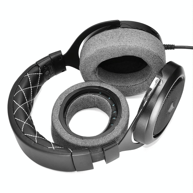 2-Pack Grey Linen Earpads For Corsair Pro Headsets