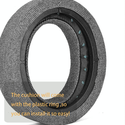 2-Pack Grey Linen Earpads For Corsair Pro Headsets