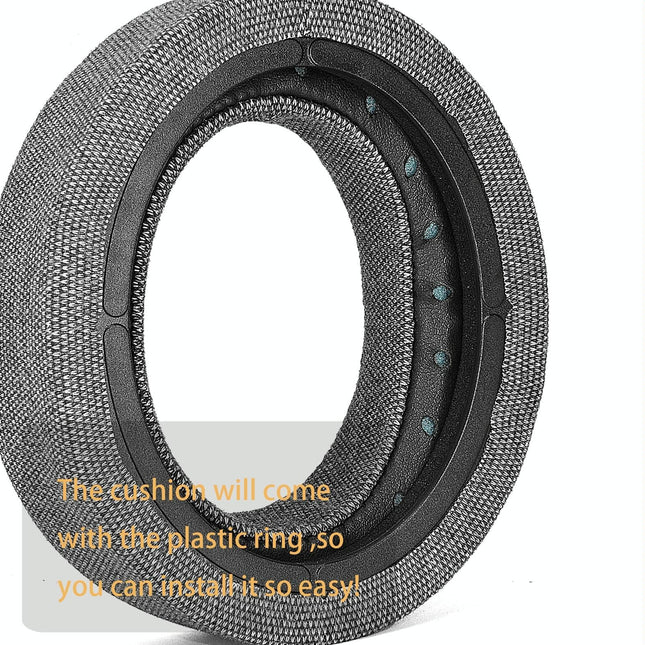 2-Pack Grey Linen Earpads For Corsair Pro Headsets