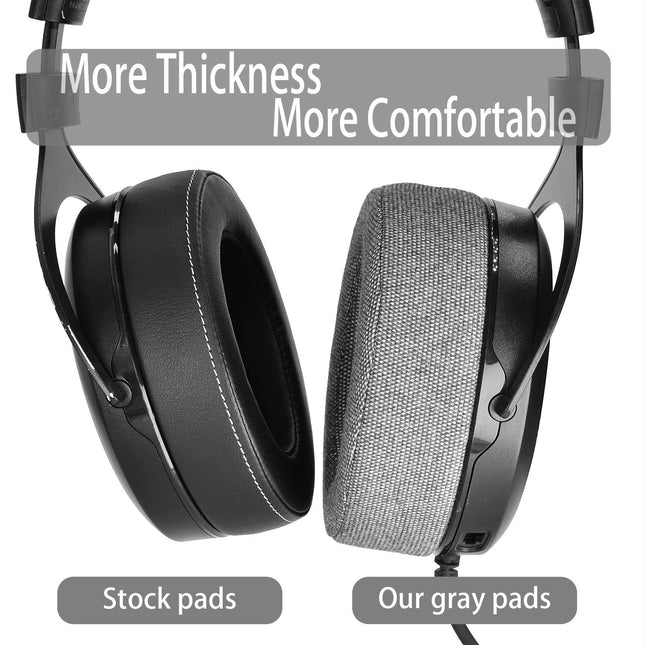 2-Pack Grey Linen Earpads For Corsair Pro Headsets