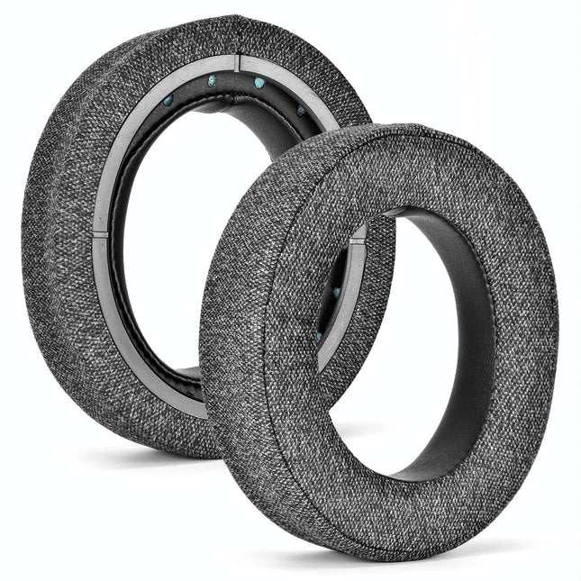 2-Pack Earpads For Corsair Hs Pro Series - Gray Linen & Leather