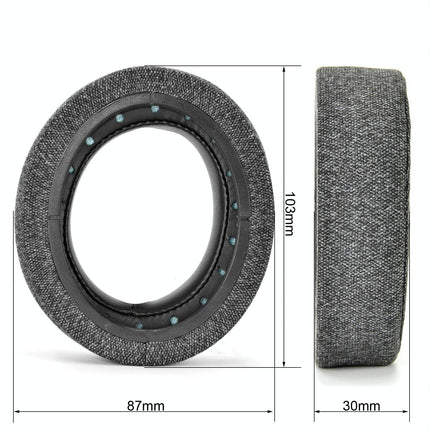 2-Pack Earpads For Corsair Hs Pro Series - Gray Linen & Leather
