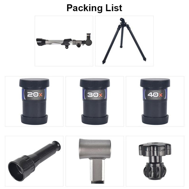 Science And Education Telescope - 20-40X Objective Lens - Ideal For Kids