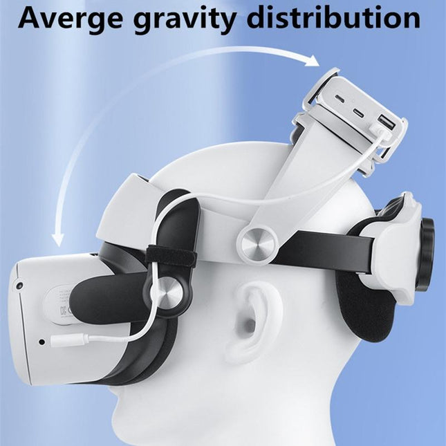 Head Strap Battery Holder For Meta Quest 2 - Compact And Convenient