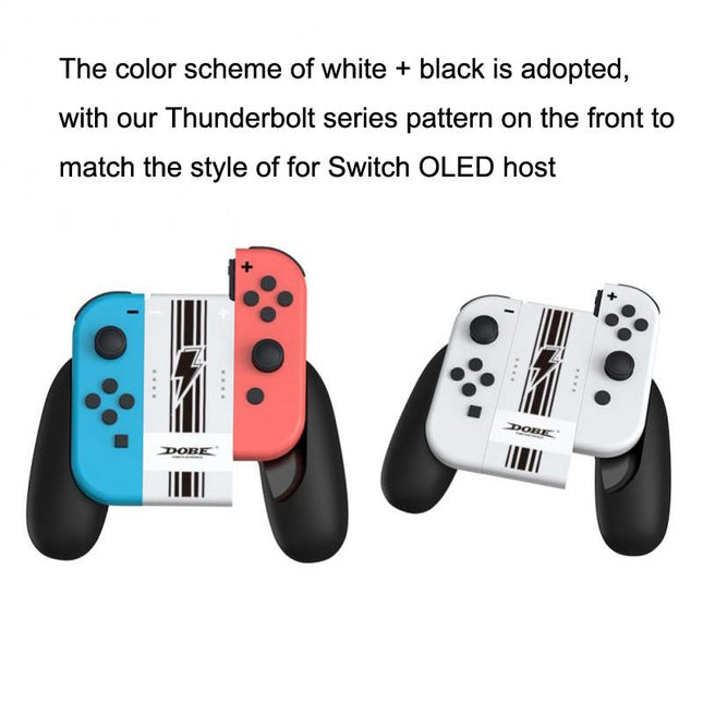 Oled Joycon Grip Charger For Nintendo Switch